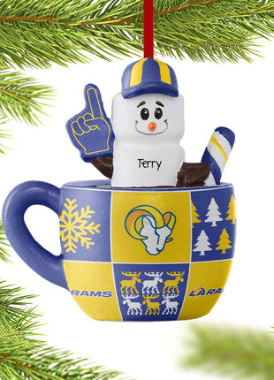 Los Angeles Rams Smores Mug Ornament  by FOCO Ornament
