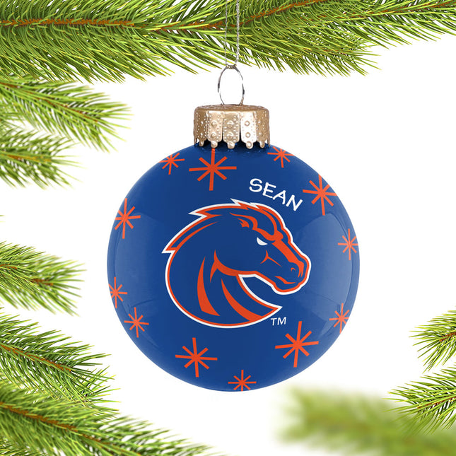 custom personalized boise state 2022 ball christmas ornament – Christmas ornament, holiday tree decoration or gift