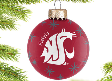 decorative personalized washington state 2022 ball christmas ornament – Christmas ornament, holiday tree decoration or gift