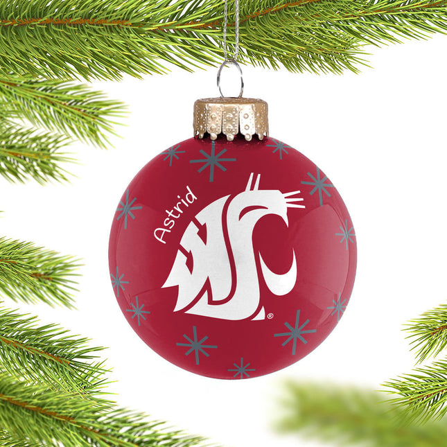 decorative personalized washington state 2022 ball christmas ornament – Christmas ornament, holiday tree decoration or gift