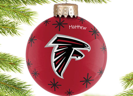keepsake personalized atlanta falcons 2022 ball christmas ornament – Christmas ornament, holiday tree decoration or gift
