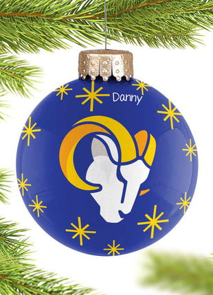 Los Angeles Rams 2022 Ball Ornament  by FOCO Ornament