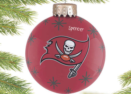 decorative personalized tampa bay buccaneers 2022 ball christmas ornament – Christmas ornament, holiday tree decoration or gi