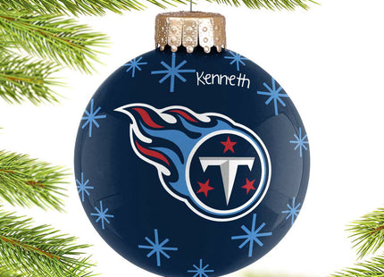 personalized personalized tennessee titans 2022 ball christmas ornament – Christmas ornament, holiday tree decoration or gift