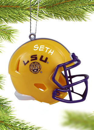 Louisiana State University Football Helmet Ornament  by FOCO Ornament
