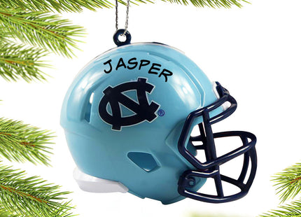 personalized personalized university of north carolina football helmet christmas ornament – Christmas ornament, holiday tree 
