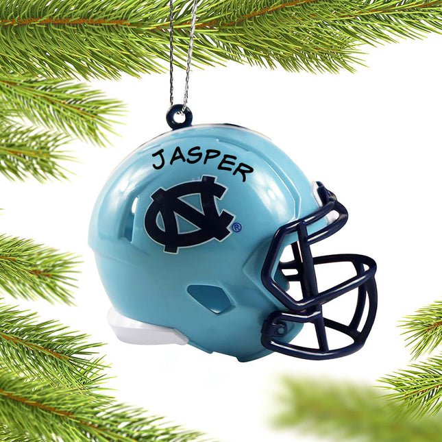 personalized personalized university of north carolina football helmet christmas ornament – Christmas ornament, holiday tree 