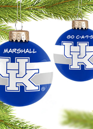 University of Kentucky Glass Ornament  by FOCO Ornament