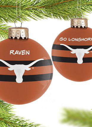 University of Texas Glass Ornament  by FOCO Ornament