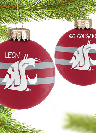 Washington State Glass Ornament  by FOCO Ornament