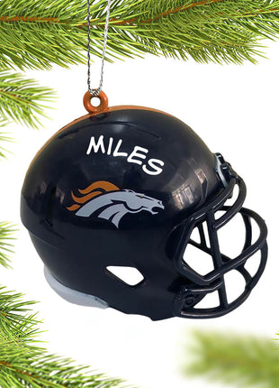 Denver Broncos Football Helmet Ornament  by FOCO Ornament
