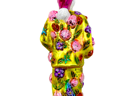 Fresh Squeezed Santa Polish Glass Ornament