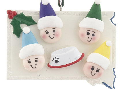 custom south dakota 1-5 christmas ornament – Christmas ornament, holiday tree decoration or gift