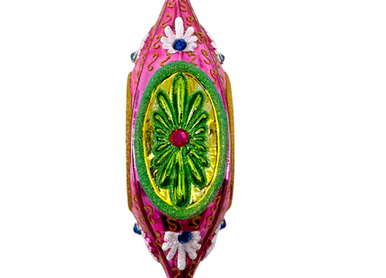 Viva Coin Glass Ornament