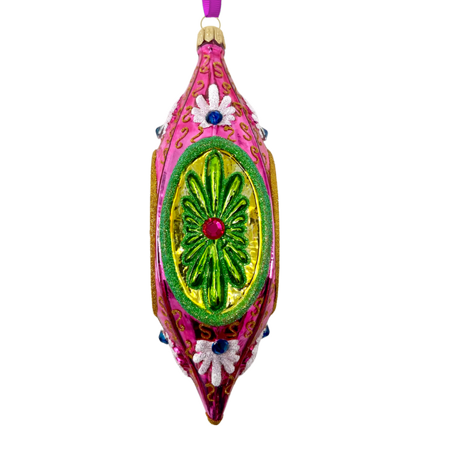 Viva Coin Glass Ornament