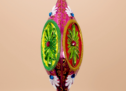 Viva Coin Glass Ornament