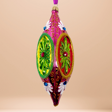 Viva Coin Glass Ornament