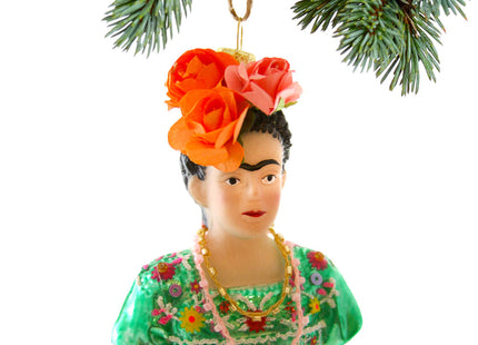 personalized frida khalo christmas ornament – Christmas ornament, holiday tree decoration or gift
