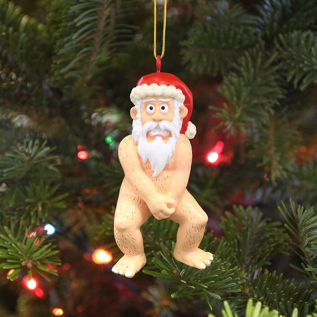 Naked Santa Keepsake Ornament