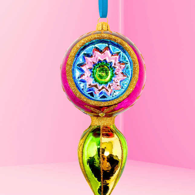 Garden Demure Polish Glass Ornament