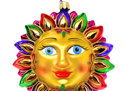 Golden Sands Sun Glass Ornament (G)