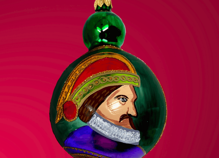 Giuliano Sicilian Carretto Glass Bauble