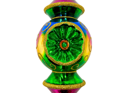 Glow Show Reflector Glass Ornament