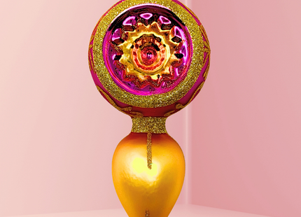 Grand Dame Glass Christmas Ornament