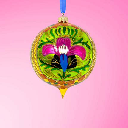 Green Gardens Polish Glass Ornament