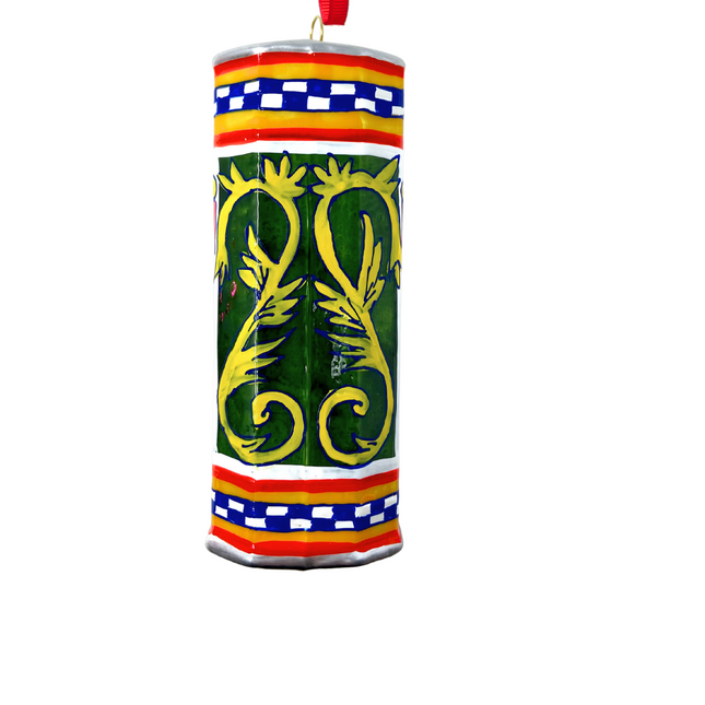 Extra Virgin Olive Oil Polish Glass Ornament