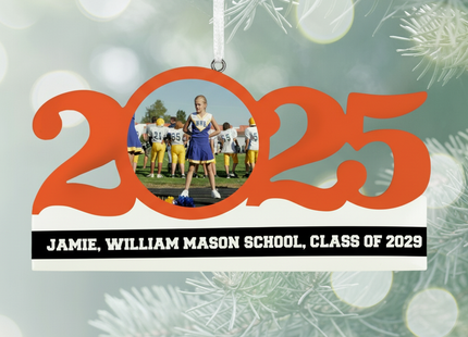 Personalized Dated School Ornament