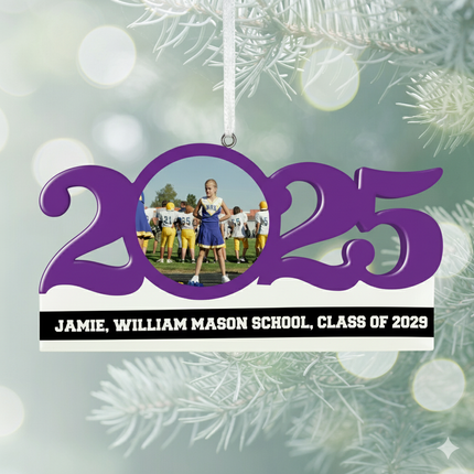 Personalized Dated School Ornament