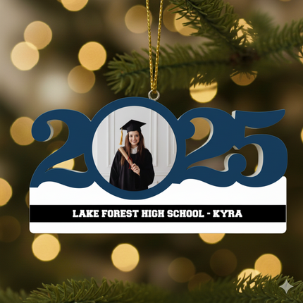 Personalized Dated School Ornament