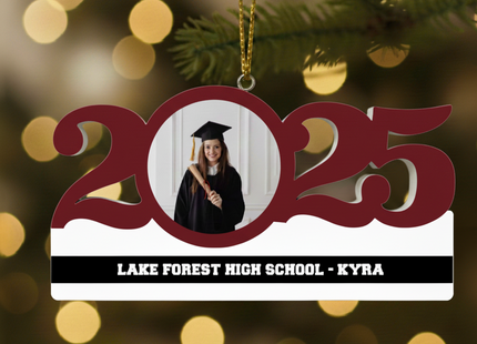 Personalized Dated School Ornament