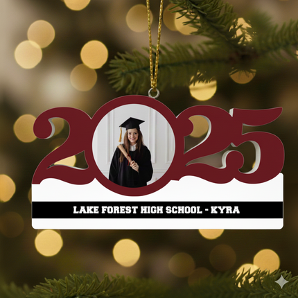 Personalized Dated School Ornament