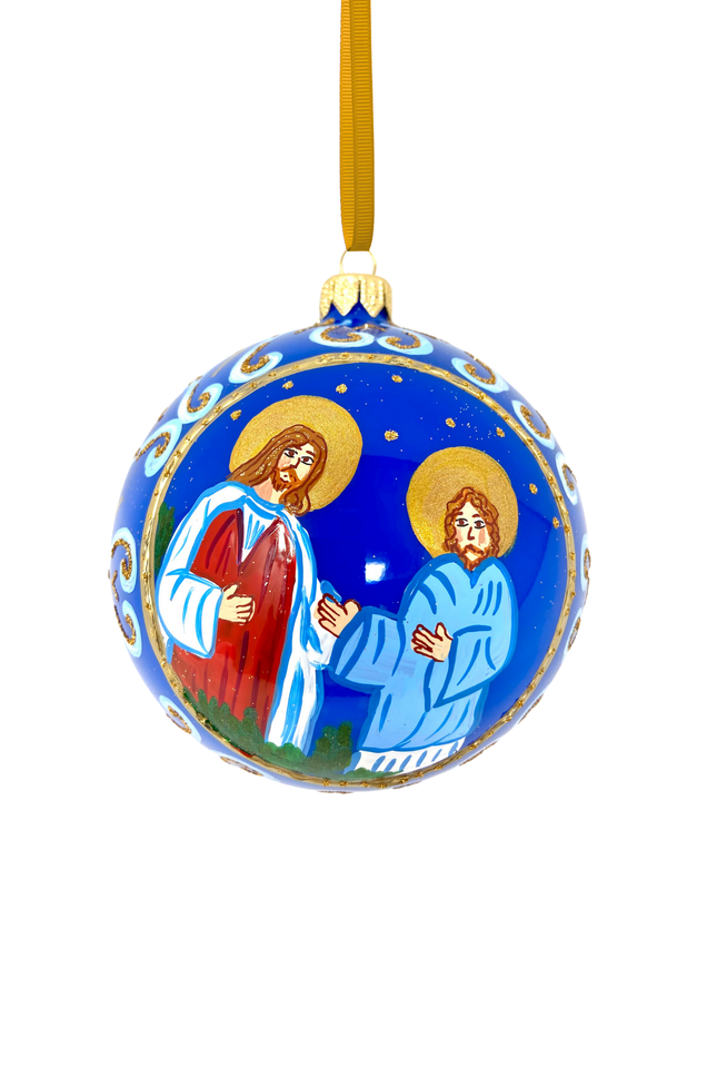 Byzantine Holiday Glass Bauble - Hagia Sophia