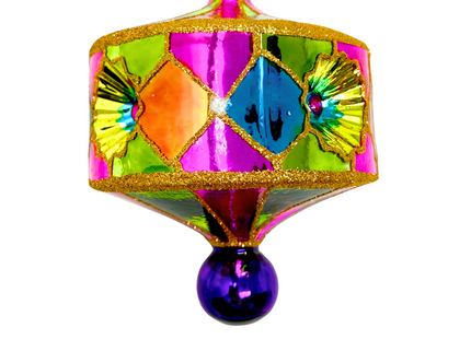 Havana Reflector Polish Glass Ornament