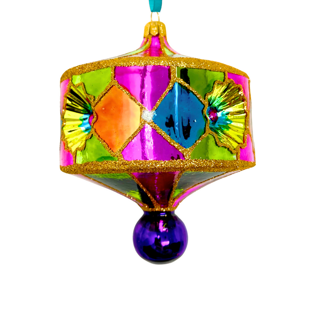 Havana Reflector Polish Glass Ornament