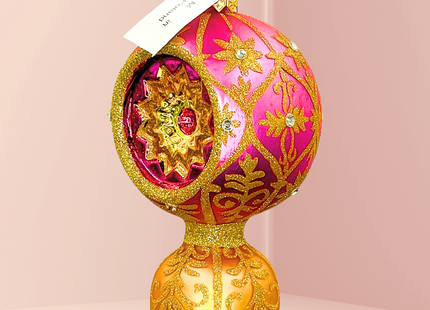 Her Majesty Glass Christmas Ornament