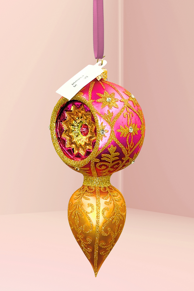 Her Majesty Glass Christmas Ornament