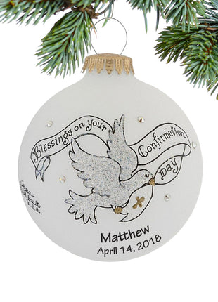 Blessings on your Confirmation Day Ornament  by HEART GIFTS Ornament
