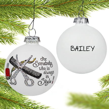 keepsake personalized always in style christmas ornament – Christmas ornament, holiday tree decoration or gift
