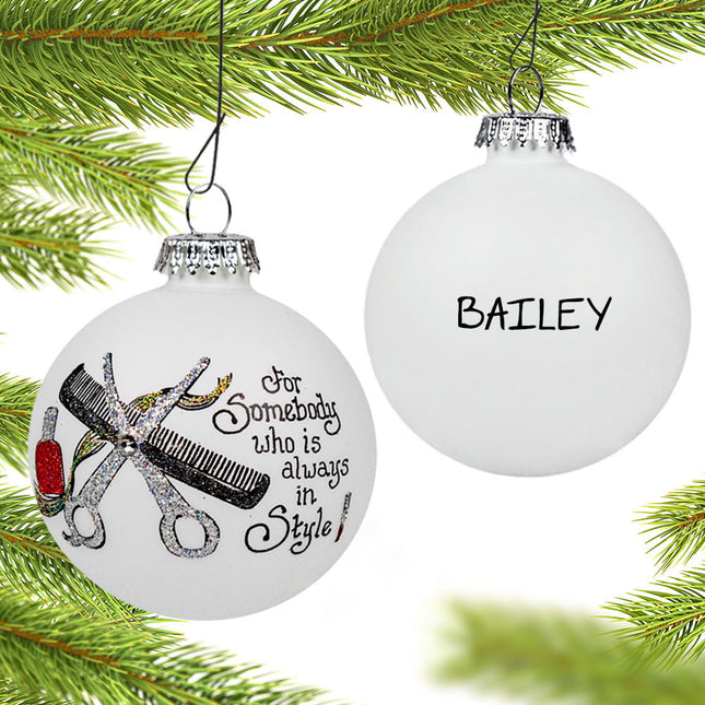 keepsake personalized always in style christmas ornament – Christmas ornament, holiday tree decoration or gift
