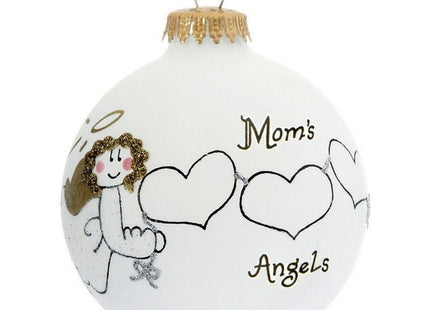personalized mom's 3 angels christmas ornament – Christmas ornament, holiday tree decoration or gift