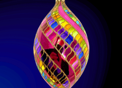 High Better Spinner Glass Ornament