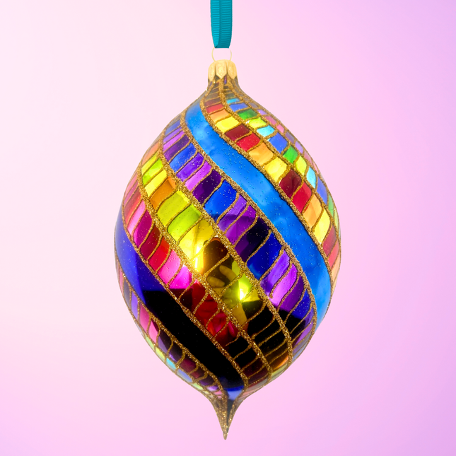 High Payouts Spinner Glass Ornament