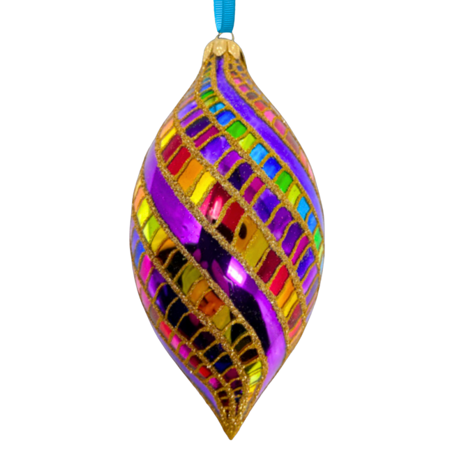 High Stakes Spinner Glass Ornament