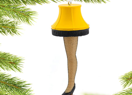 custom hallmark leg lamp christmas ornament – Christmas ornament, holiday tree decoration or gift