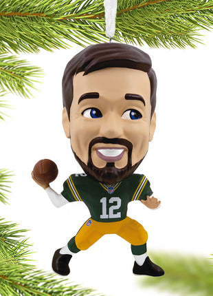 Hallmark NFL Green Bay Packers Aaron Rodgers Ornament  by HALLMARK Ornament