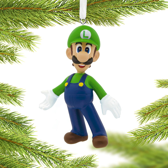 personalized hallmark nintendo luigi christmas ornament – Christmas ornament, holiday tree decoration or gift